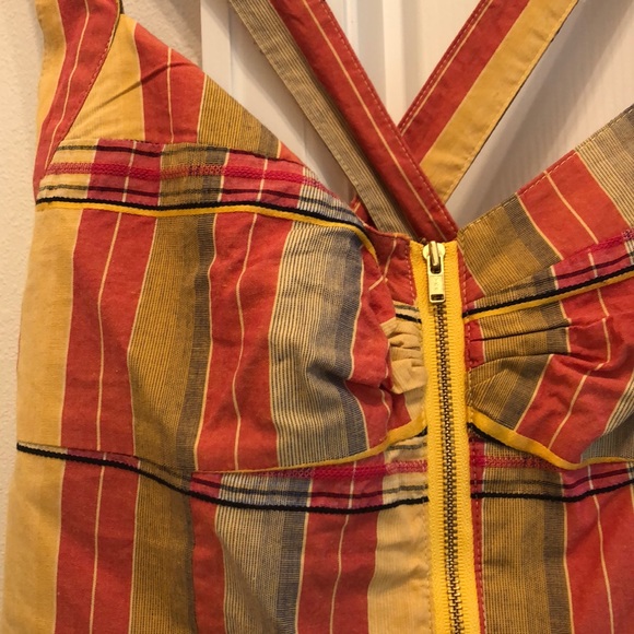 Anthropologie odille peplum top madras 4 - Picture 2 of 6